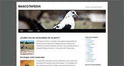 Desktop Screenshot of mascotapedia.com