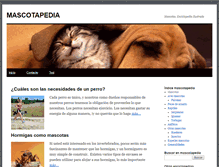 Tablet Screenshot of mascotapedia.com